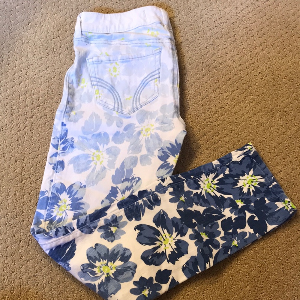 Floral Hollister Jeggings
